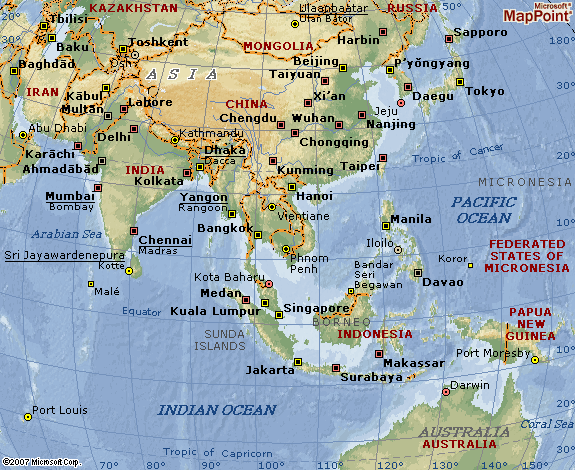 Vetec Asia Pacific coverage