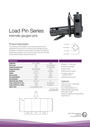 Double shear loadpin