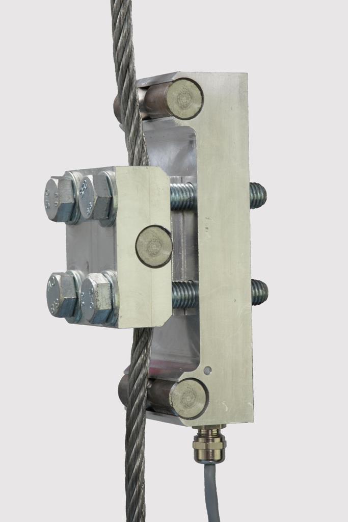 wire clamp on load cell for crane